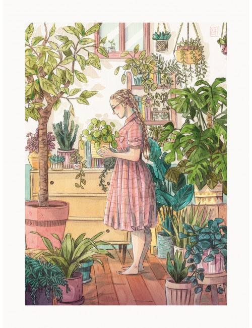 Lámina A3 La chica de las...