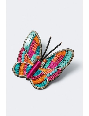 Broche de Mariposa bordado a mano