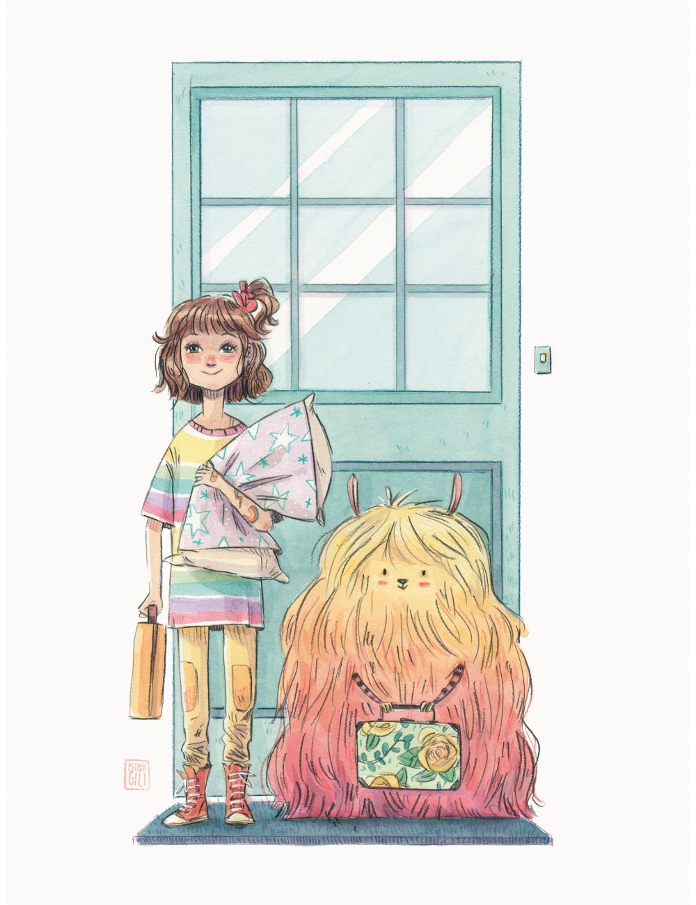 Làmina "Mara y Blurb" d'Esther Gili - Col·lecció 2023