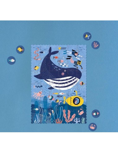 Tiny Puzzle Ocean de Londji + 4 años