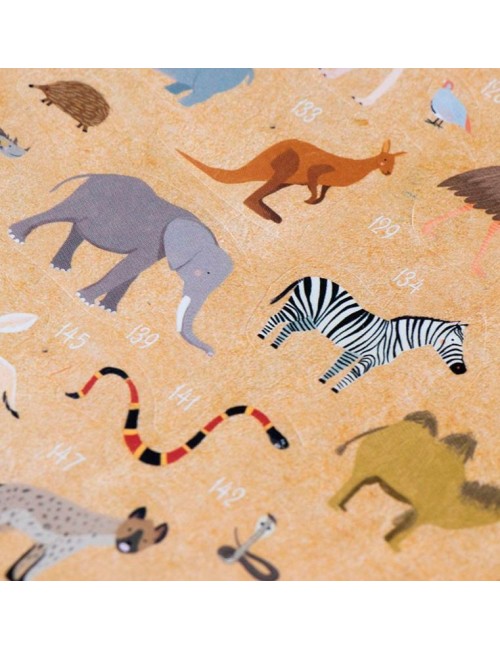 Poster y pegatinas Animal World Art &Crafts