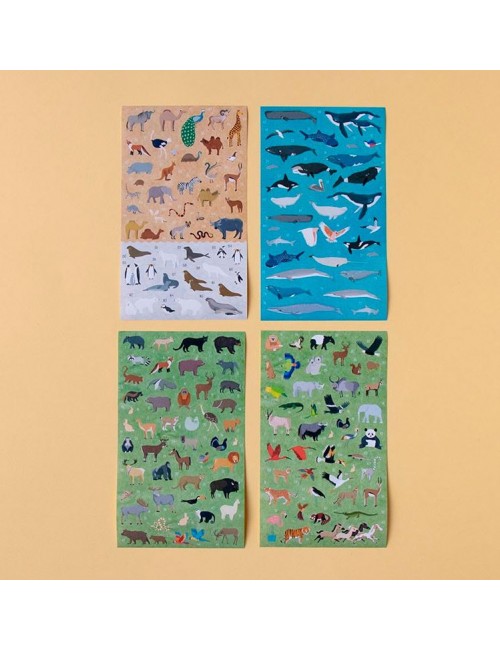 Poster y adhesius Animal World Art &Crafts