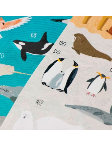 Poster y adhesius Animal World Art &Crafts