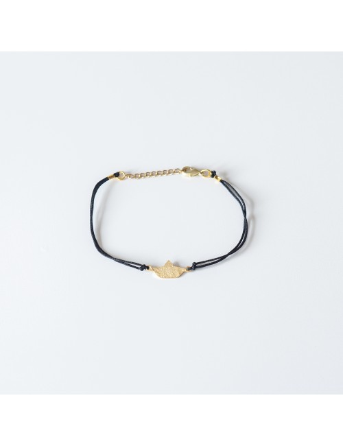 Brazalete Barco dorado Sa Botigueta