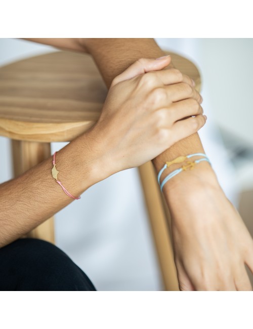 Brazalete Barco dorado Sa Botigueta