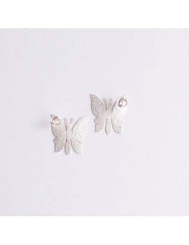 Pendientes mariposa Menorca plateados