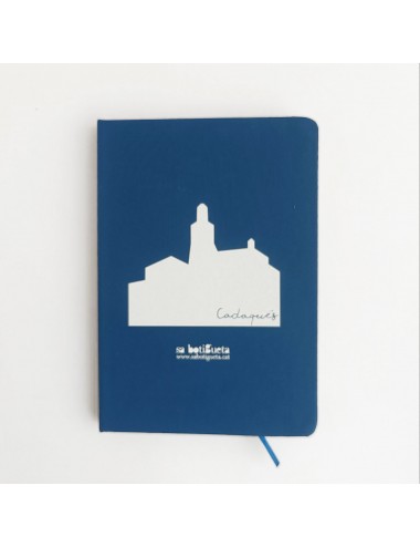 Libreta A5 Cadaqués polipiel azul oscuro