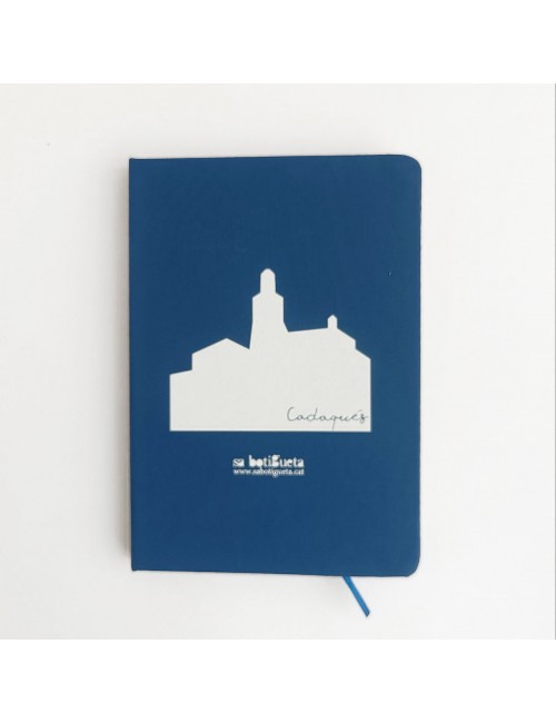 Libreta A5 Cadaqués polipiel azul oscuro