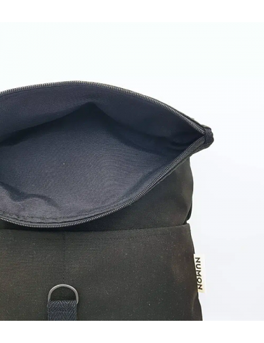 Motxilla negre cremallera