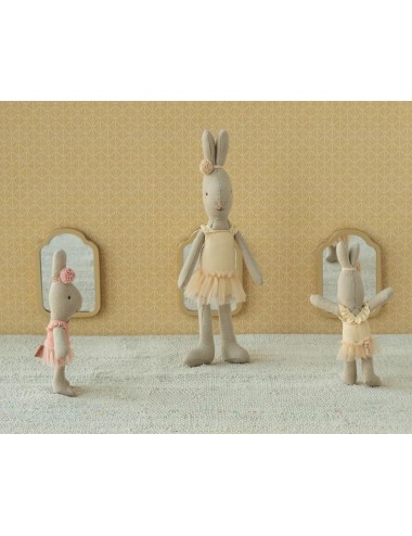 Conilleta ballarina amb faldilla crema Maileg