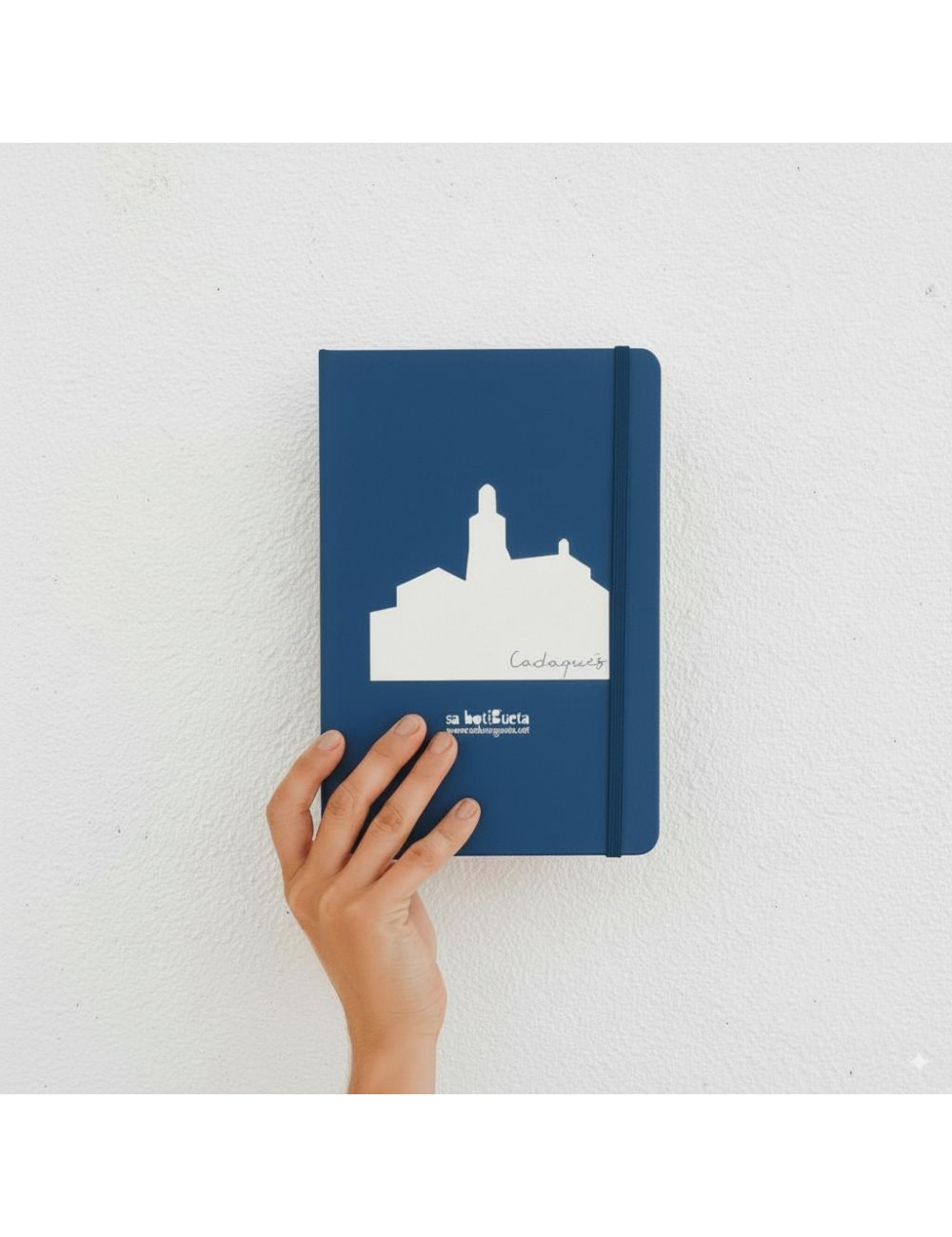 Libreta A5 Cadaqués polipiel azul oscuro