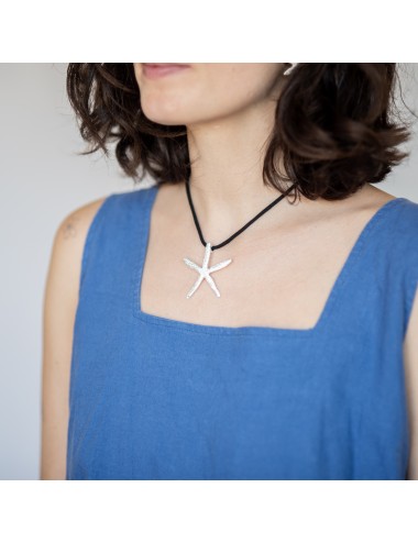 Collar negro Estrella de...
