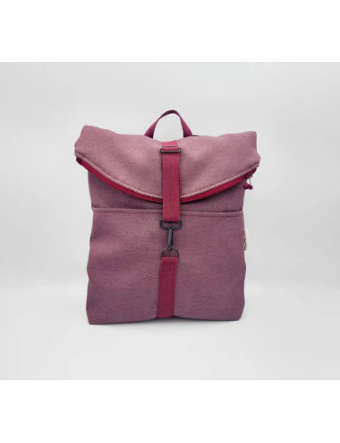 Mochila berenjena cremallera