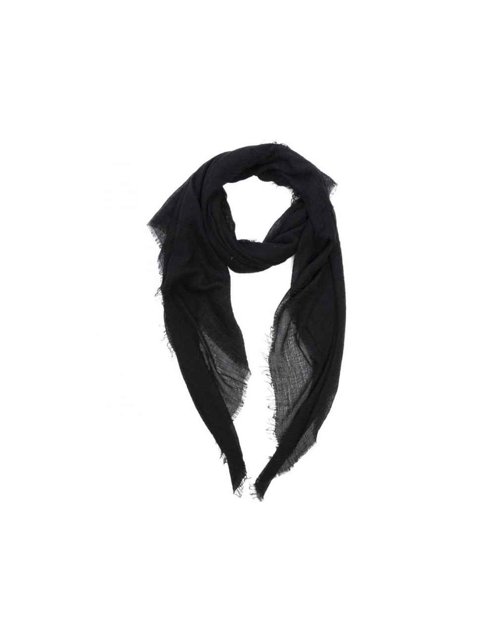 Foulard liso negro