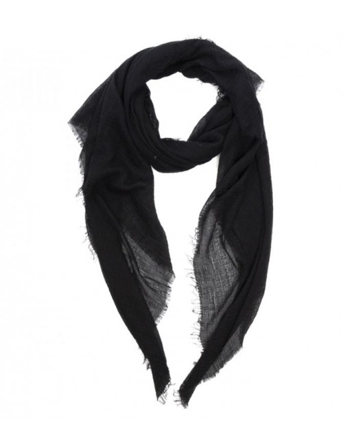 Foulard liso negro