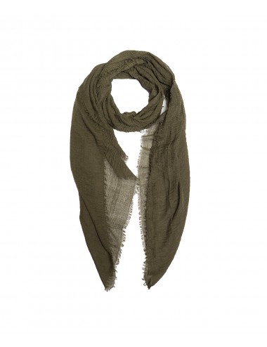 Foulard liso verde oscuro
