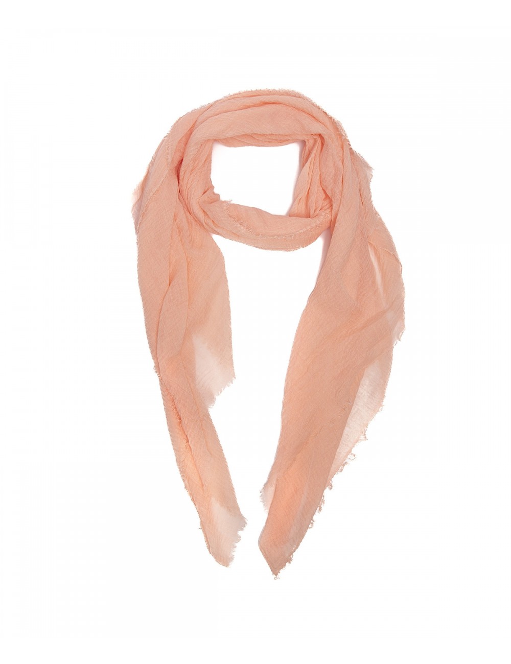 Foulard liso rosa claro