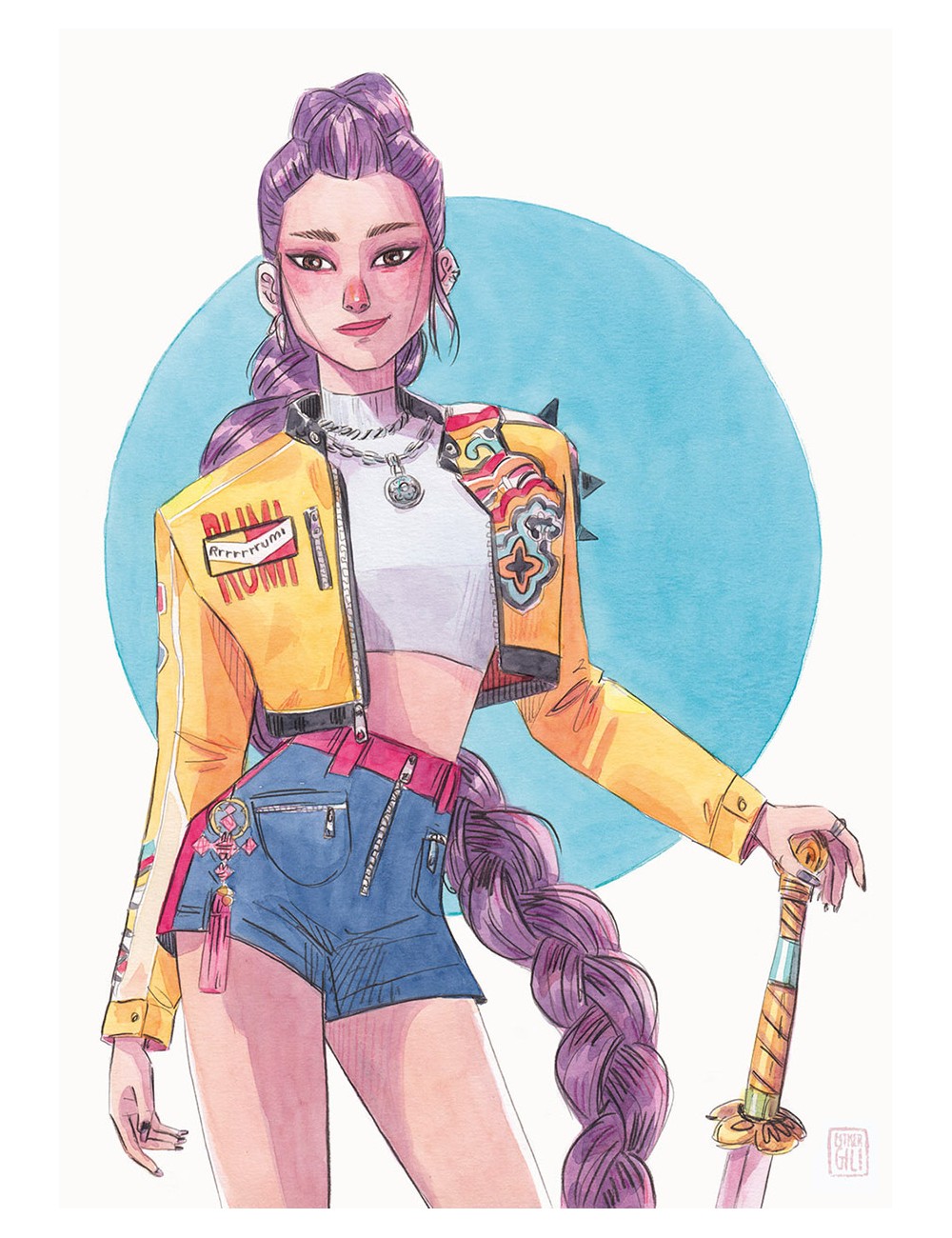 Lámina Rumi de Esther Gili colección 2025