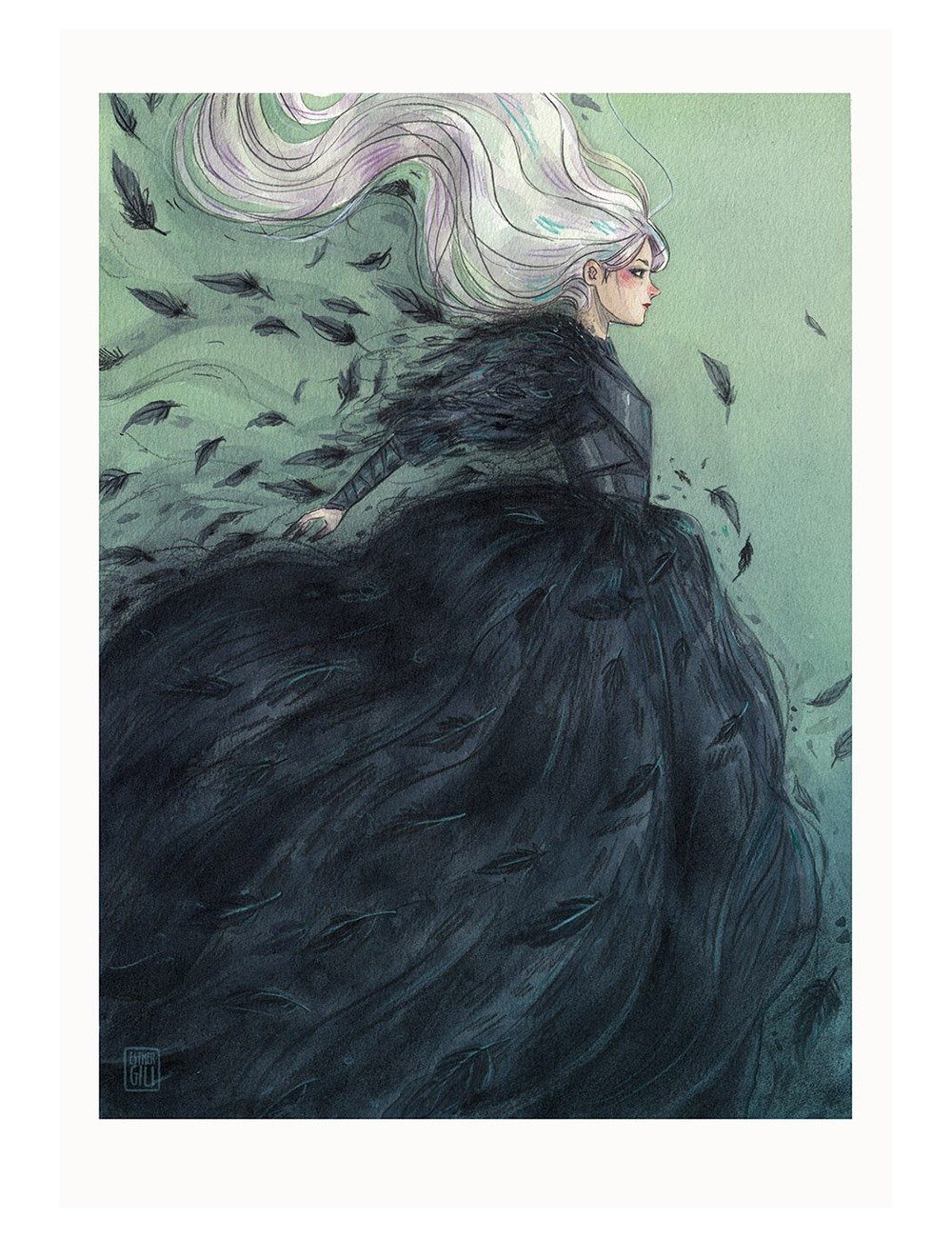 Lámina Rook de Esther Gili colección 2025