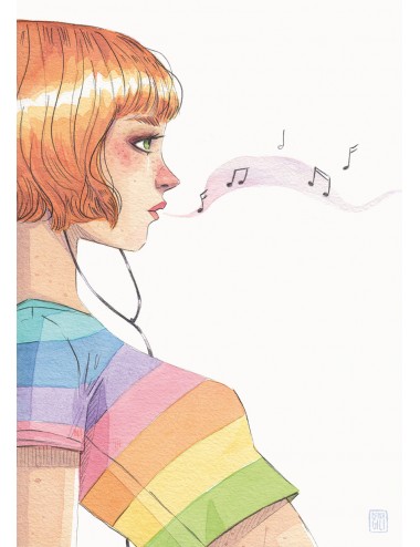 Lámina Zoe de Esther Gili col.lecció 2025