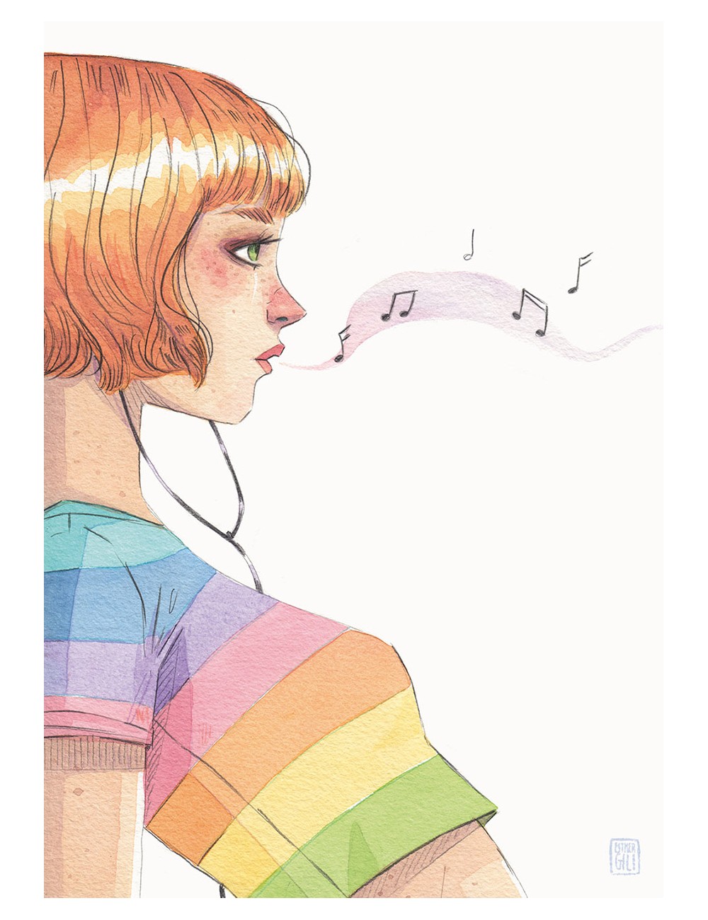 Lámina Zoe de Esther Gili colección 2025