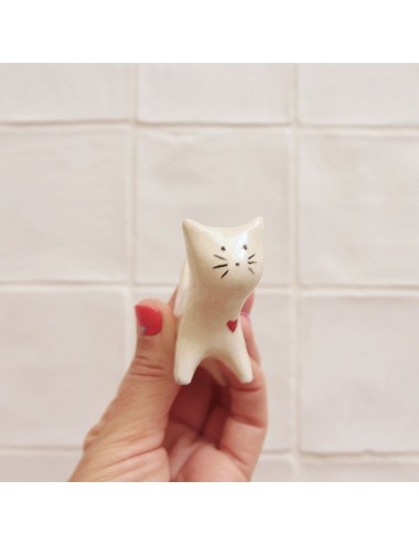 Gatos blancos corazón de...