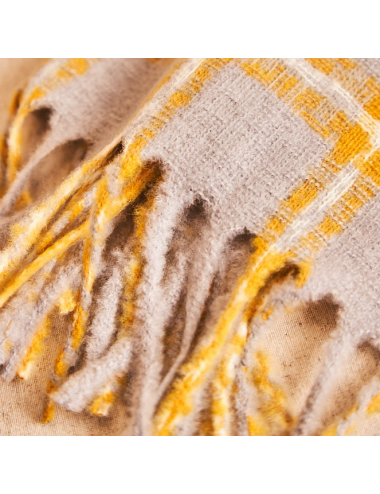 Bufanda de quadres sencilla