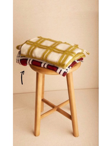 Bufanda de cuadros dobles...