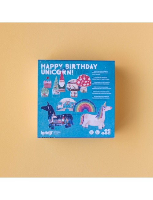 Puzle Happy Birthday Unicorn! de Londji 3 anys