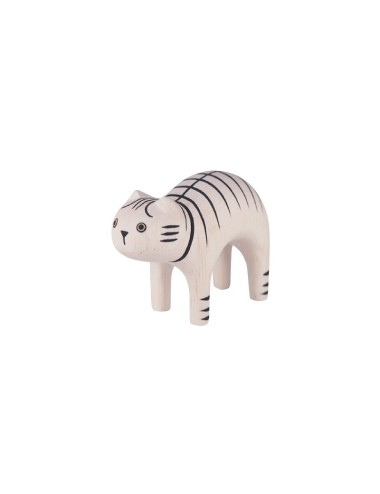 Gato tigre animal de madera T-Lab