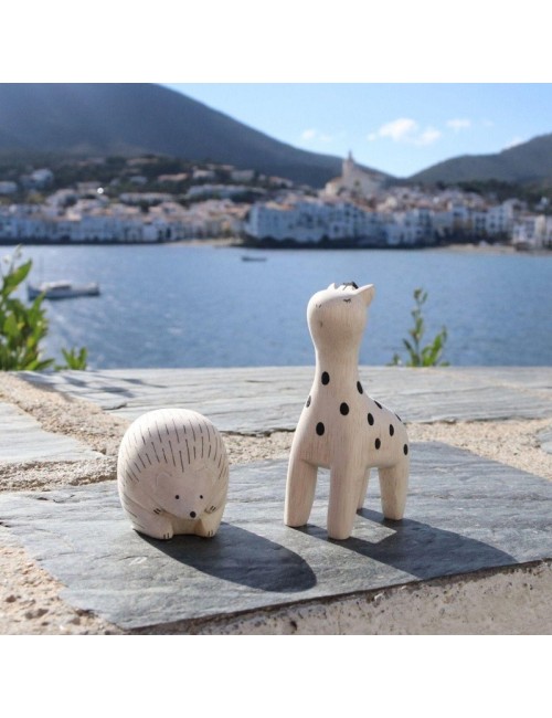 Erizo animal de madera T-Lab