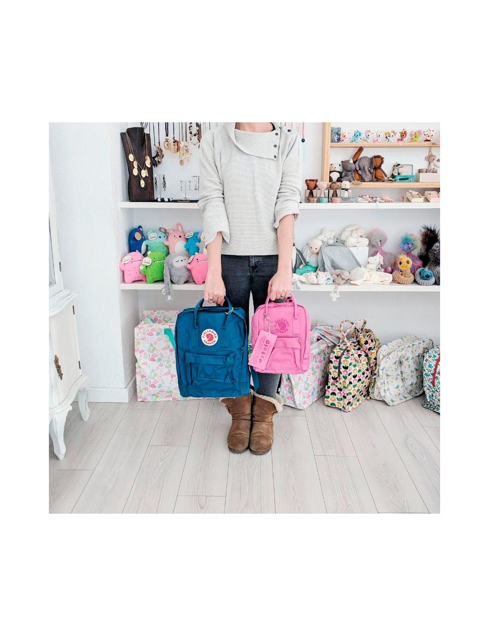 Mochila kanken classic Super Grey